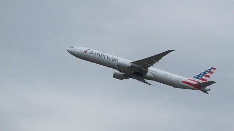 Aereo sigla AA 199 durante il volo