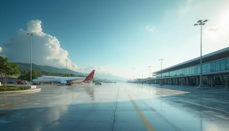 Immagine del terminal dell'aeroporto internazionale di Phuket.