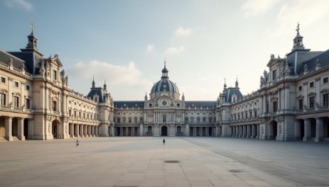 immagine del palazzo reale a madrid