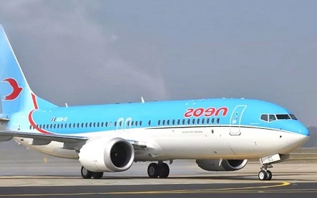 immagine di un velivolo della compagnia aerea Neos air