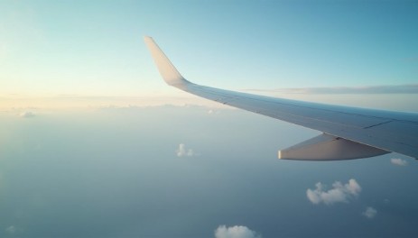 Ripresa aerea durante un volo AA199 dell' American Airlines - Milano New York